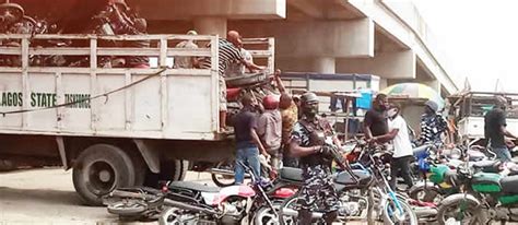 Lagos Impounds 100 Motorcycles On Restricted Routes Punch Newspapers