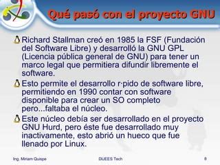 Qu Es Gnu Linux Ppt