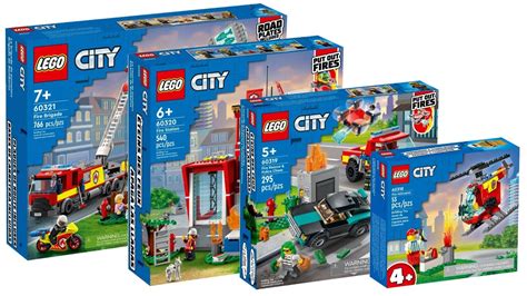 All Lego City Fire Sets Compilation Collection Speed Build Youtube