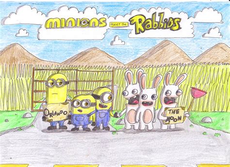 Minions And Rabbids By Finnjr63 On Deviantart