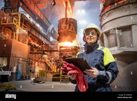 Portrait Of Steelworker Hi Res Stock Photography And Images Alamy