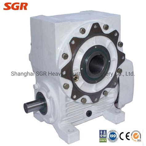 Cast Iron Reducer Double Enveloping Worm Gearbox Transmission With