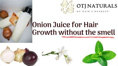 Diy Onion Juice For Hair Growth Without The Smell Youtube