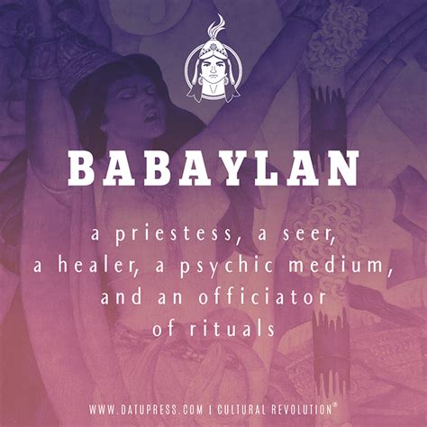 Babaylan | Datu Press: Cultural Revolution®