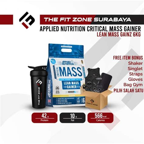 Jual Applied Nutrition Critical Mass Lean Mass Gainz Kg Lean Bulk Mass