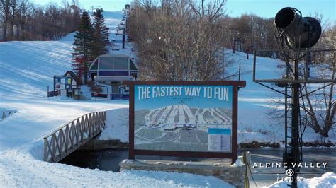 Alpine Valley Fly By And Terrain Park Jan 22 2021 YouTube