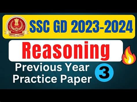 Ssc Gd Reasoning Practice Set Ssc Gd 2023 24 Ssc Gd Reasoning Ssc