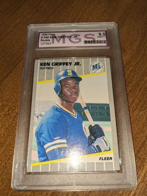 Fleer Ken Griffey Jr Mint Rookie Card Ebay