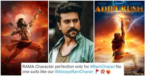 Adipurush First Look Poster Ram Charan Fans Feel He Was A Better