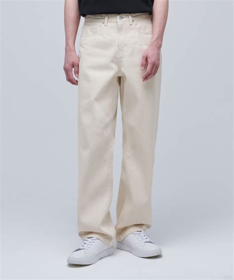 Musinsa Musinsa Standard Undyed Regular Fit Denim Pants Low Cotton