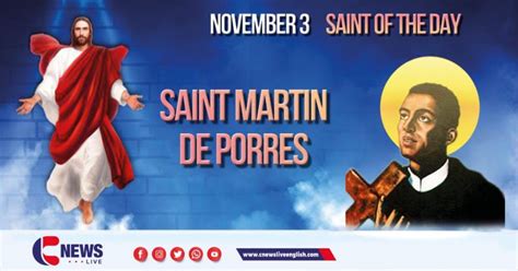 Saint Martin De Porres Patron Saint Of Public Health Workers