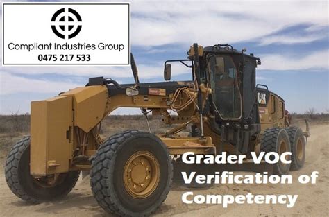 Grader Voc Verification Of Competency Melbourne Victoria