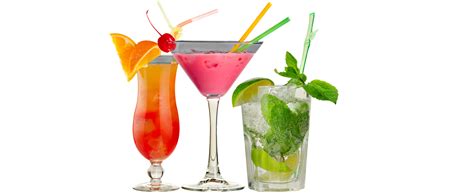 Colorful Cocktails And Refreshing Summer Drinks Png File Png All