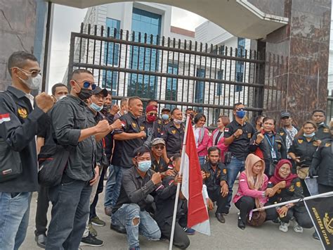 AKSI UNJUK RASA DPD LSM PENJARA SUMUT DALAM MEMPERIGATI HARI ANTI