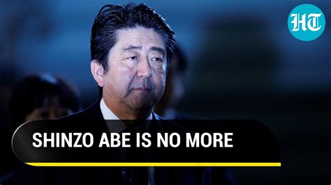 Japans Shinzo Abe Is Dead Hours After He Was Shot By A Navy Veteran