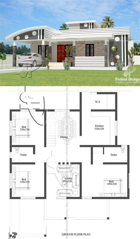 Contemporary One Storey House Plans