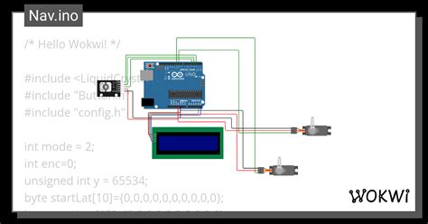 NAV Wokwi ESP32 STM32 Arduino Simulator