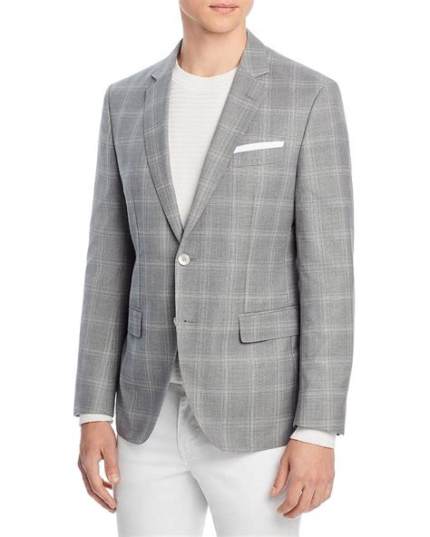 Boss Hutson Windowpane Plaid Slim Fit Sport Coat Bloomingdales