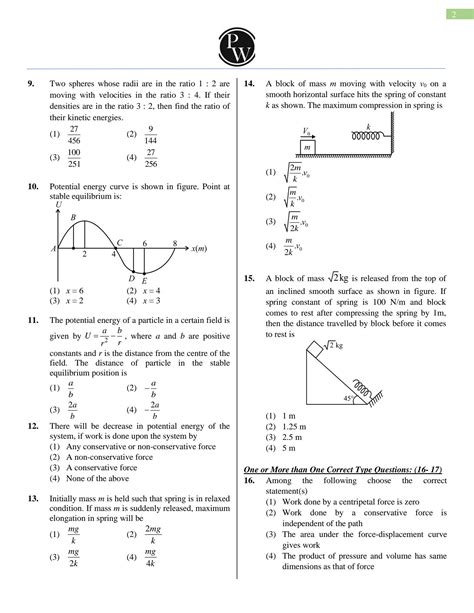 SOLUTION Work Power Energy Practice Sheet Arjuna Jee 2024 Studypool