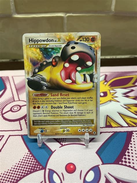 Pok Mon Tcg Hippowdon Lv X Rising Rivals Holo Rare Holo Lv X Ebay