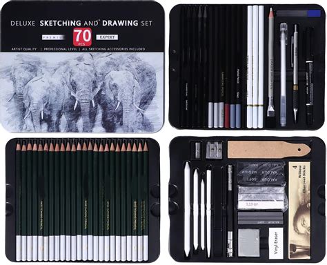 Kit De Lapices De Dibujo 30 Piezas Lapices De Dibujo Profesional Con