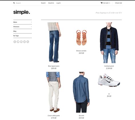 12 of the Best Minimal Shopify Themes – down