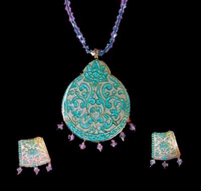 Traditional Meenakari Jewelry at Rs 3500/piece | Meena Jewellery in Pune | ID: 11791483797