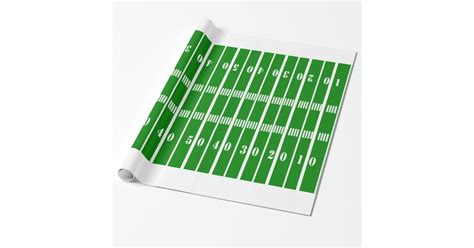 Football Field Wrapping Paper | Zazzle