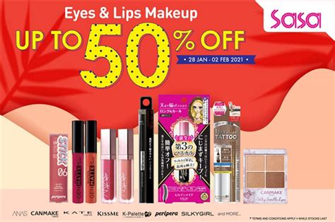 28 Jan-2 Feb 2021: Sasa Eyes & Lip Makeup Promo - EverydayOnSales.com