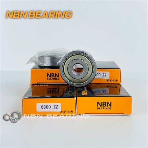 Jual BEARING 6300 ZZ 6300ZZ 10x35x11 Mm NBN Official Original Shopee