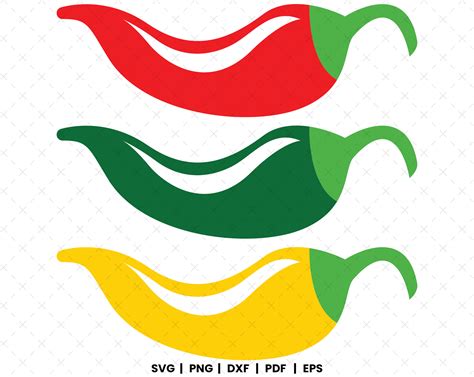Chili Pepper Svg Vegetable Svg Pepper Svg Hot Pepper Svg Vegan Svg Cinco De Mayo Svg Vinyl