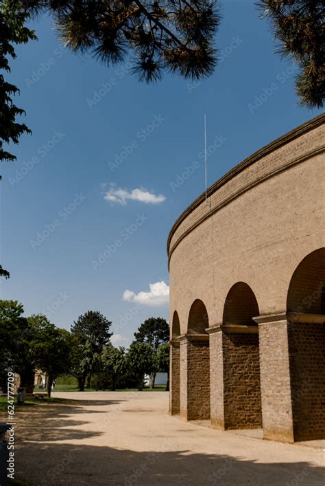 ancient roman greek arena architecture large arches Stock Photo | Adobe ...