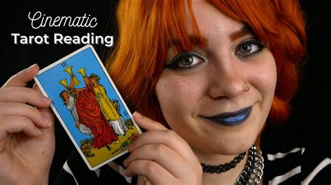 ASMR Cinematic Tarot Reading The Celtic Cross With Thunderstorm