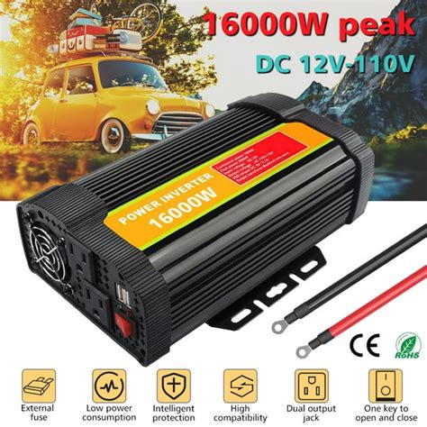 Power Inverters8000 Watts 16000 Watts Pure Sine Wave Power Inverter Dc 12v To Ac 100v 120v Car