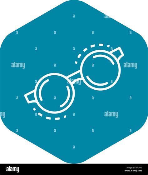 Bifocal Glasses Stock Vector Images Alamy