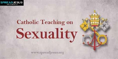 Catholic Teaching On Sexuality Outside Of Marriage All Sexual Acts Outside Of Marriage