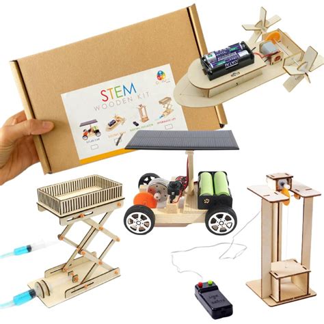 STEM Wooden Kits for Kids: Build & Learn