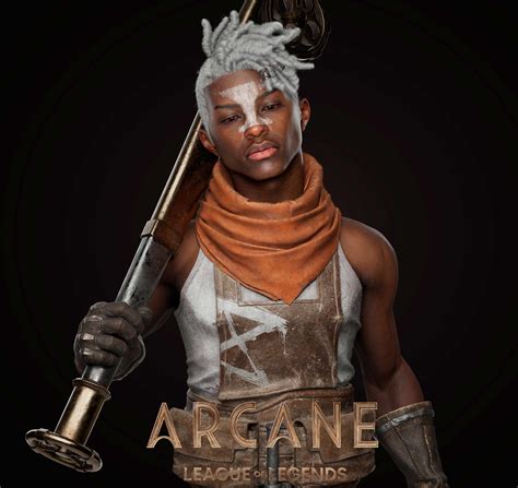 Ekko Arcane Portrait Fan Art Zbrushcentral