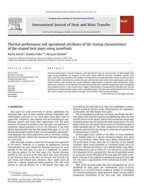 PDF International Journal Of Heat And Mass Transfer BCOEvafai