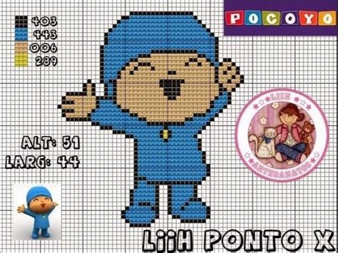 Pin By Giusy E Manoa On Pocoyo Pocoyo Pixel Art Perler Bead Patterns