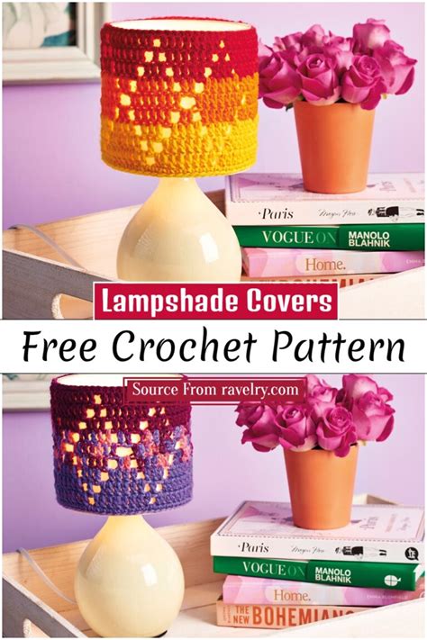 Free Crochet Lampshade Patterns For All Lamp Types Diyscraftsy