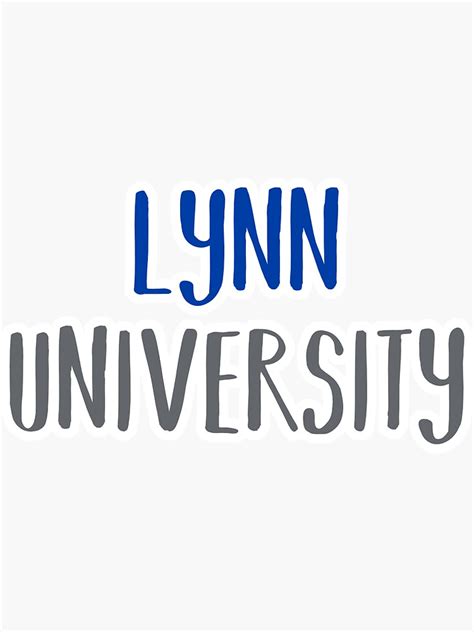 "Lynn University" Sticker by PWRCT | Redbubble