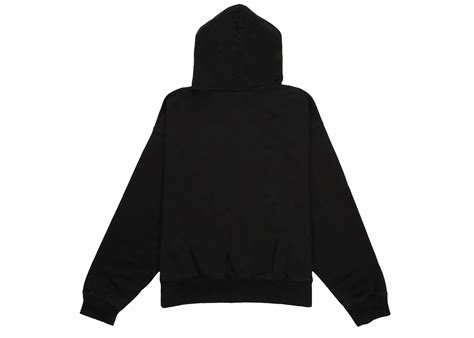 Stussy X Nike Stone Washed Fleece Zip Hoodie Asia Sizing Black Mens