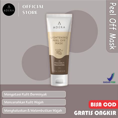 Jual GKP Adera Lightening Peel Off Mask Mencerahkan Kulit Tampak