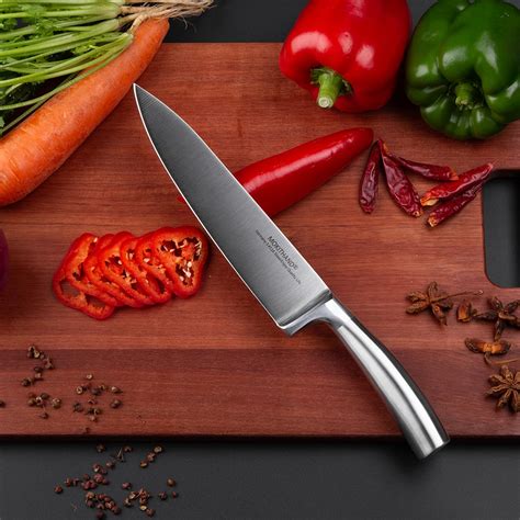 Mokithand 8 дюймовые острые поварские ножи из высокоуглеродистой стали ...