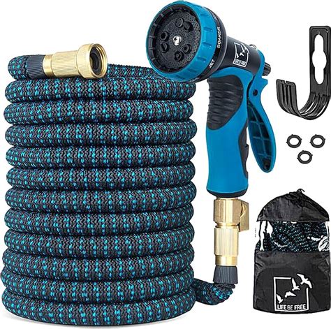 100 Ft Expandable Garden Hose Easy Storage No Kink Lightweight