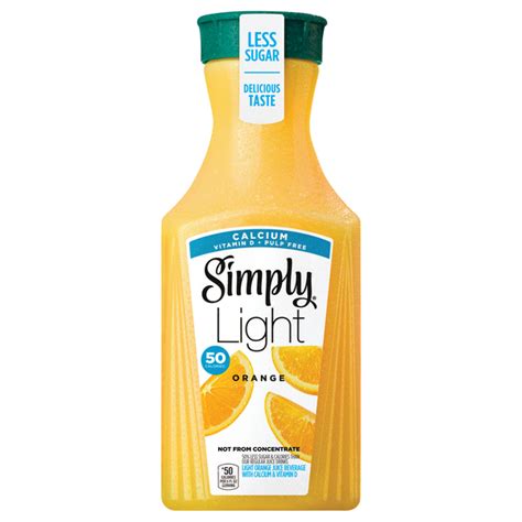 Save On Simply Light Calcium Vitamin D Orange Juice Beverage Pulp