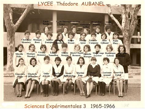 Photo De Classe Sciences Exp Rimentales De Lyc E