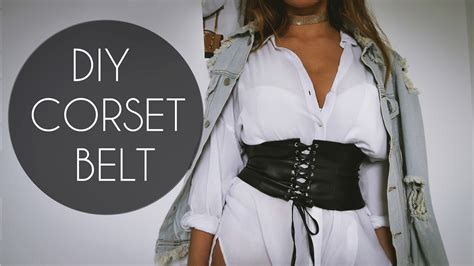 Diy Corset Belt Tijana Arsenijevic Youtube