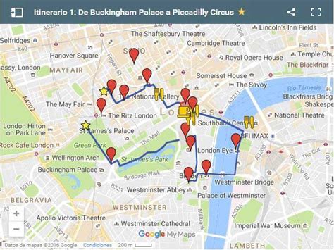 Ruta Por Londres Buckingham Palace A Picadilly Circus Londres En